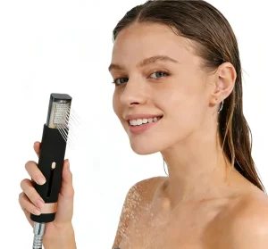 Expandable Travel Hand Shower Filter Head Eco-Friendly High Pressure Water Saving PP Cotton Filter Replaceable Cartridge Shower