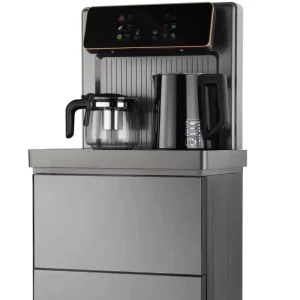FJ-928 Freestanding Top Loading Water Dispenser with Touch Control, Hot and Cold Water, and Hidden Bottle Loading