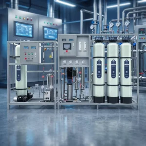 FRP Industrial RO Water Treatment System High-Purity Reverse Osmosis Plant for Food-Grade Water