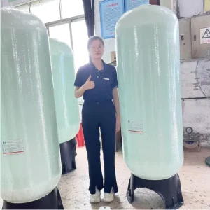 FRP Pressure Water Treatment Tank Fiberglass Pressure Vessel