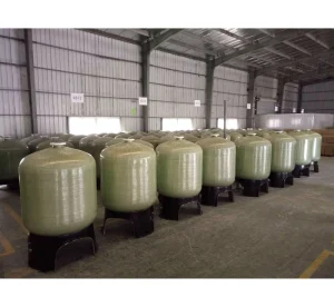 FRP Sand Media Filter Water Tank and Softener for Hard Water Treatment with Ion Exchange Resin