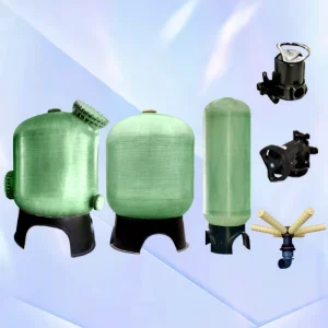 FRP Water Tank Sand Filter Activated Carbon Filter Hard Water Softener for Ion Resin Exchange Industrial Waste Water Filter