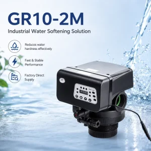 Factory 10000L Hour Multiport Timed Regeneration Commercial Filtration Equipment Control Valve Digital 220V Water Softening