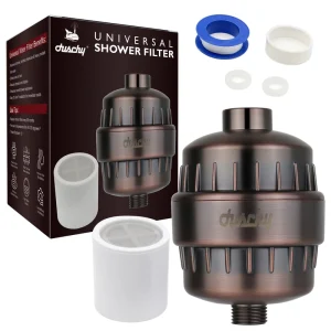 Factory 25 Stage 20 Stage Shower Head Filter Vitamin C Filtered Shower Water Purifiers Shower Head Filter with Cartridge