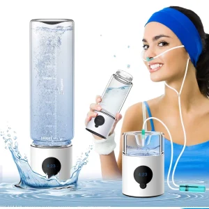 Factory BPA Free Large Capacity Hydrogen Gas Generator Rechargeable Hydrogen Water Bottle Water Electrolysis PEM SPE