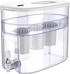 Factory Countertop Water Filter Pitcher Dispenser for Drinking Water Remove Chlorine Heavy Metal Plastic Customized Cold