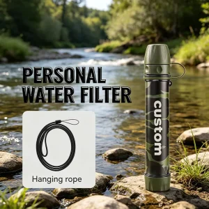 Factory Custom Lightweight Portable Reusable Camping Water Purifier and Filter