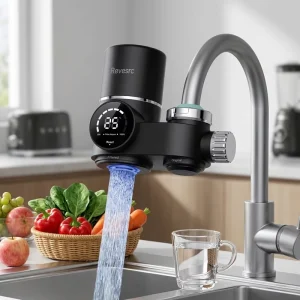 Factory Customized Smart Screen UV Sink Kitchen Water Filter Faucet Tap Water Purifier with Anti-Scale Chlorine Filtration for Home Use