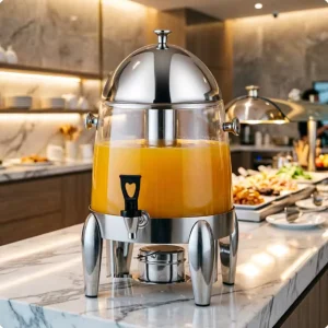 Factory Direct 12L 19L Stainless Steel Commercial Hot and Cold Juice and Beverage Dispenser