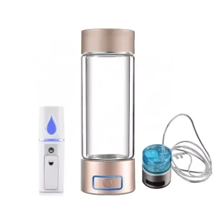 Factory Direct 400ml Hydrogen Water Generator Water Cup Water Bottle Ionizer Hydrogen Molecules Anti Oxidation