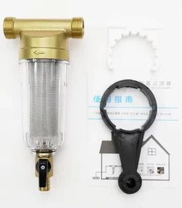 Factory Direct Brass Water Pre-Filtration System, 40-Micron Washable 316SS Mesh Filter for Residential Use