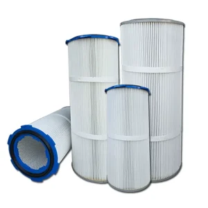 Factory Direct Dust Removal Filter Cartridge High Flow Washable Pulse Jet Open Closed Ends for Collector XFHC