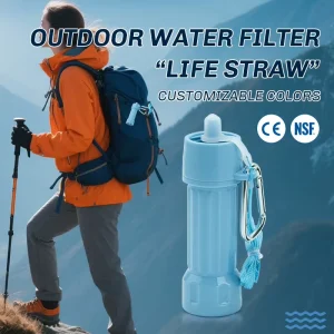 Factory Direct Portable Personal Water Filter Straw for Outdoor Survival Camping and Hiking