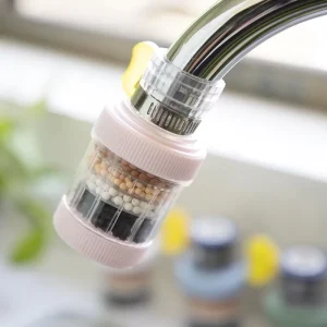 Factory Direct Sale Plastic Manual Faucet Water Purifier Removes Chlorine Impurities Six Layer Anti Splash Kitchen