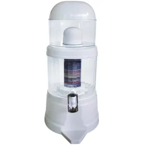 Factory Direct Sales of 14 Liter Blue Ceramic Activated Carbon Health Stone Filter Tank 8 level Filtered Mineral Water Pot