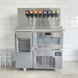 Factory Direct Stainless Steel 7-Valve Integrated Carbonated Beverage Dispenser for Commercial Bar