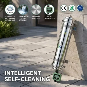 Factory Direct Stainless Steel Cylinder Sewage Drainage Water Filtration and Purification System
