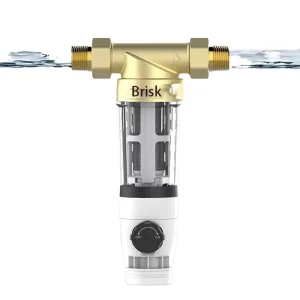 Factory Manual Water Filter System 40 Micros Stainless Steel Mesh Easy House Water Prefilter