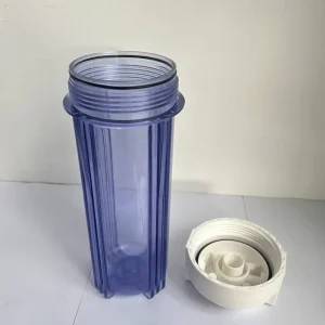 Factory Manufacturer 10 Inch Whole House Big Blue Transparent Plastic Clear Water Filter Housing