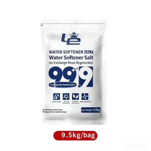 Factory NaCl Water Softener Salt Pellets Tablets 99.9% Purity Zhongyan Brand Promotional Water Treatment Salt