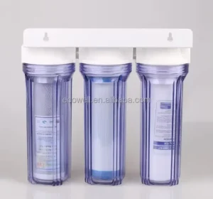 Factory OEM Simple Transparent 3 Stages Water Purifier System