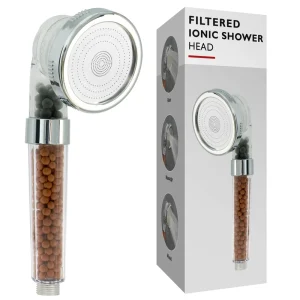 Factory Oem Vitamin C Shower Filter Transparent Blue 3 Function Portable Mini Shower Filter Plastic Shower Head Filter