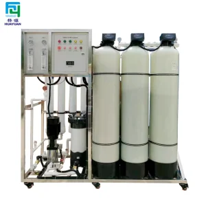 Factory Price 1000LPH RO Home Use Desalination Water Treatment Plant System PLC Pump Control 1 Year Warranty Drinking Water