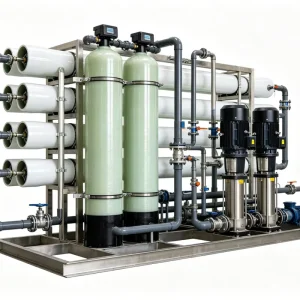 Factory Price FRP RO Water Purification Plant with Sand Filter and Carbon Filter for Commercial Water Treatment