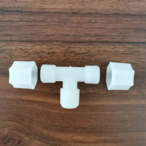 Factory Price T Shape 3 8″ OD Plastic Water Connection Quick Fittings 6066 Connect Water Tube Fitting