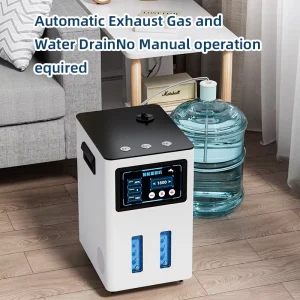 Factory SPE PEM Technology Electric Portable Hydrogen Water Generator 99.99% Purity 900ml min Hydrogen Inhaler Machine