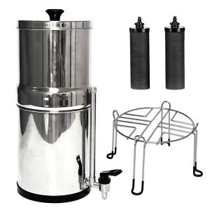 Factory Stainless Steel 6L Gravity Filter Outdoor Camping Water Purifier Customizable