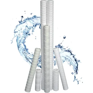 Factory Water Filter Cartridge Sediment String Wound PP Yarn Water Filter Cartridge Replacement