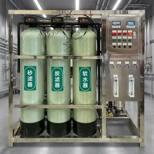 Farm Bore Well Water Treatment RO System 500LPH FRP Tank Automatic Rural Drinking Water Unit