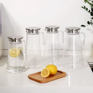 Fashionable Plastic PC Water Filter Water Pitcher Drinking Cold Water Kettle Juice Pot Tea and Fruit Infusion Pitcher