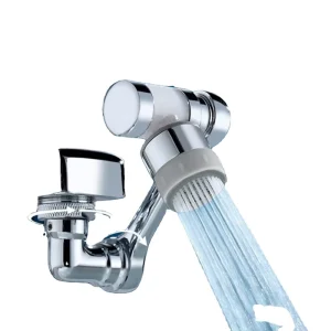 Faucet Aerator 1080° Rotating Extender Aerator with Filter Durable Splash Proof Faucet Extender Two Ways Water Saver