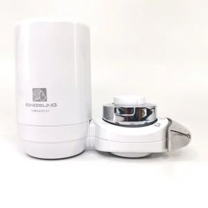 Faucet-Connected Water Purifier with Ceramic and Carbon Block Filter Cartridge