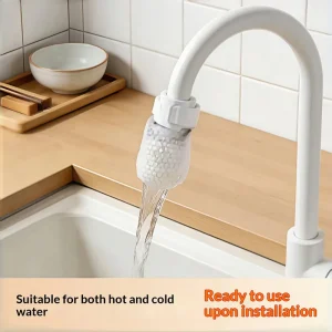 Faucet Filter Cotton Bag Filter Home Use for Filtering Tap Water of Sediment rust and Scale in Kitchen As a Splash proof