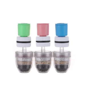Faucet Filter Splash proof Retractable Rotating Water Purification Filter PVC Material Modern Minimalist Design Kitchen Use