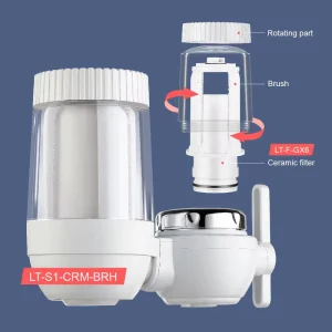 Faucet Mounted Purifier Water Filter with Flushing Function