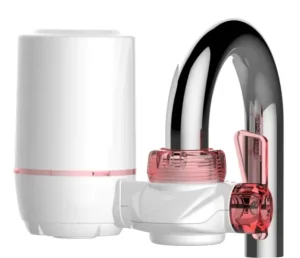 Faucet Water Filter Faucet Tap Water Filtration System with Carbon Fiber Filter Fits Standard Faucets