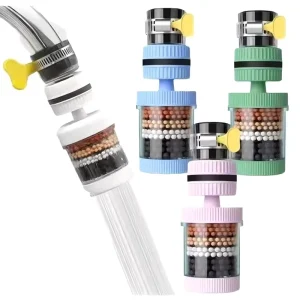 Faucet Water Filter Housing Household Cleaning Removable Washable Six layer Filter Faucet Tap Faucet Purificador