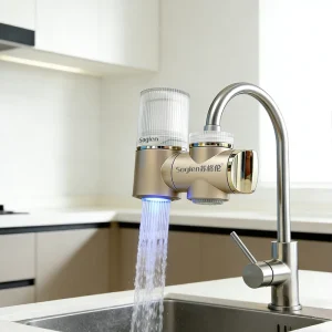 Faucet Water Filter Purifier Healthy Drinking Water Filtration System Natural Ceramic Activated Carbon Plastic Manual Removes
