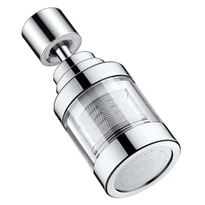 Faucet Water Filter Stainless Steel Rotatable Household Tap Kitchen Sink Water Purifier Faucet Filter Without Changing Core
