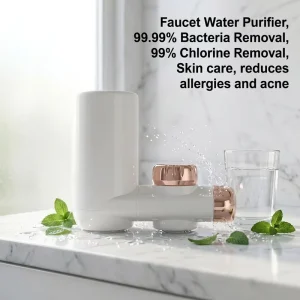 Faucet Water Filter Tap Purifier Plastic Manual Household Carbon Fiber Japanese UF Skincare Bathroom Remove Chlorine and Lead