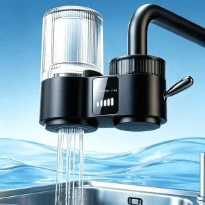 Faucet Water Purifier Rotation High Flow Water Filter for Tap Water Impurity Removal Home Kitchen Use Factory