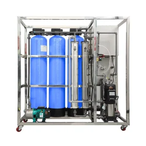 Fiberglass RO System Water Treatment Machine for Food Processing Plants and Cosmetic Factories