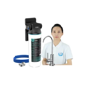 Filter Water Filtration with a Lead free Brushed Stainless Steel Faucet