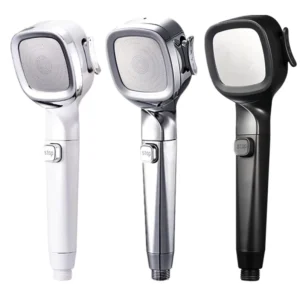 Filtered Shower Head with Handheld High Pressure 4 Spray Mode Showerhead Water Softener Filters Remove Chlorine