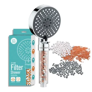 Filtered Shower Head with Purifier, Anti-Chlorine, Water-Saving and High-Pressure Filter (CE)