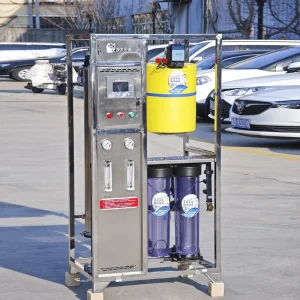 Filtration Appliances Plants 500 LPH RO Treatment Machine System RO Pure Water Factory with UV Light and Water Pump